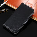 For Nokia 8.1 Plus / X71 Geometric Stitching Horizontal Flip TPU + PU Leather Case with Holder & Card Slots & Wallet(Black)