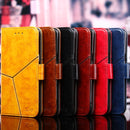 For Nokia 8.1 Plus / X71 Geometric Stitching Horizontal Flip TPU + PU Leather Case with Holder & Card Slots & Wallet(Red)
