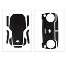 Sunnylife MM-TZ439 Waterproof PVC Drone Body + Arm + Remote Control Decorative Protective Stickers Set for DJI Mavic Mini(Carbon Texture Black)