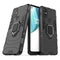 For OnePlus Nord N10 5G PC + TPU Shockproof Protective Case with Magnetic Ring Holder(Black)