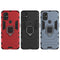 For OnePlus Nord N10 5G PC + TPU Shockproof Protective Case with Magnetic Ring Holder(Black)