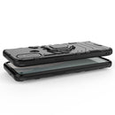 For OnePlus Nord N100 PC + TPU Shockproof Protective Case with Magnetic Ring Holder(Blue)
