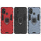 For OnePlus Nord N100 PC + TPU Shockproof Protective Case with Magnetic Ring Holder(Blue)