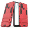 For OnePlus Nord N100 Shockproof PC + TPU Protective Case with Hidden Holder(Red)