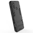 For OnePlus Nord N100 Shockproof PC + TPU Protective Case with Hidden Holder(Red)