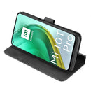 For Xiaomi Mi 10T / 10T Pro DG.MING Retro Oil Side Horizontal Flip Case with Holder & Card Slots & Wallet(Black)