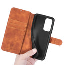 For Xiaomi Mi 10T / 10T Pro DG.MING Retro Oil Side Horizontal Flip Case with Holder & Card Slots & Wallet(Brown)