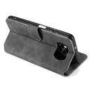 For Xiaomi Poco X3 NFC DG.MING Retro Oil Side Horizontal Flip Case with Holder & Card Slots & Wallet(Grey)