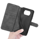 For Xiaomi Poco X3 NFC DG.MING Retro Oil Side Horizontal Flip Case with Holder & Card Slots & Wallet(Grey)