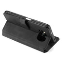 For Xiaomi Poco X3 NFC DG.MING Retro Oil Side Horizontal Flip Case with Holder & Card Slots & Wallet(Black)