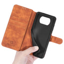 For Xiaomi Poco X3 NFC DG.MING Retro Oil Side Horizontal Flip Case with Holder & Card Slots & Wallet(Brown)