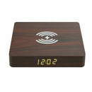 W50 Wooden Clock Wireless Charger (Walnut)