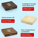 W50 Wooden Clock Wireless Charger (Walnut)