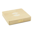 W50 Wooden Clock Wireless Charger (Yellow Wood)