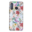 For Huawei P30 Lite Flat Plating Splicing Gilding Protective Case(Tropical Rainforest Color Matching)