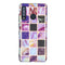 For Huawei P30 Lite Flat Plating Splicing Gilding Protective Case(Square Color Matching)