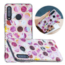 For Huawei P30 Lite Flat Plating Splicing Gilding Protective Case(Round Color Matching)