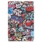 For Lenovo Tab P11 (TB-J606F) Custer Painted Pattern Horizontal Flip Smart Flat PU Leather Case with Sleep / Wake-up Function & 3-Fold Holder(Graffiti)