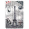 For Lenovo Tab P11 (TB-J606F) Custer Painted Pattern Horizontal Flip Smart Flat PU Leather Case with Sleep / Wake-up Function & 3-Fold Holder(Retro Tower)