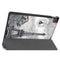 For Lenovo Tab P11 (TB-J606F) Custer Painted Pattern Horizontal Flip Smart Flat PU Leather Case with Sleep / Wake-up Function & 3-Fold Holder(Retro Tower)