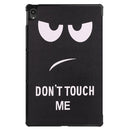 For Lenovo Tab P11 (TB-J606F) Custer Painted Pattern Horizontal Flip Smart Flat PU Leather Case with Sleep / Wake-up Function & 3-Fold Holder(Big Eye ME)