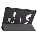 For Lenovo Tab P11 (TB-J606F) Custer Painted Pattern Horizontal Flip Smart Flat PU Leather Case with Sleep / Wake-up Function & 3-Fold Holder(Big Eye ME)