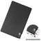 For Lenovo Tab P11 Pro (TB-XJ706F) Custer Texture Horizontal Flip Leather Case with Three-folding Holder & Sleep / Wake-up Function(Black)