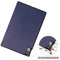 For Lenovo Tab P11 Pro (TB-XJ706F) Custer Texture Horizontal Flip Leather Case with Three-folding Holder & Sleep / Wake-up Function(Dark Blue)