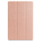 For Lenovo Tab P11 Pro (TB-XJ706F) Custer Texture Horizontal Flip Leather Case with Three-folding Holder & Sleep / Wake-up Function(Rose Gold)