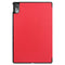For Lenovo Tab P11 Pro (TB-XJ706F) Custer Texture Horizontal Flip Leather Case with Three-folding Holder & Sleep / Wake-up Function(Red)