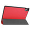 For Lenovo Tab P11 Pro (TB-XJ706F) Custer Texture Horizontal Flip Leather Case with Three-folding Holder & Sleep / Wake-up Function(Red)