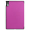 For Lenovo Tab P11 Pro (TB-XJ706F) Custer Texture Horizontal Flip Leather Case with Three-folding Holder & Sleep / Wake-up Function(Purple)