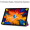 For Lenovo Tab P11 Pro (TB-XJ706F) Custer Texture Horizontal Flip Leather Case with Three-folding Holder & Sleep / Wake-up Function(Purple)