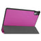 For Lenovo Tab P11 Pro (TB-XJ706F) Custer Texture Horizontal Flip Leather Case with Three-folding Holder & Sleep / Wake-up Function(Purple)