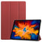 For Lenovo Tab P11 Pro (TB-XJ706F) Custer Texture Horizontal Flip Leather Case with Three-folding Holder & Sleep / Wake-up Function(Wine Red)