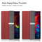 For Lenovo Tab P11 Pro (TB-XJ706F) Custer Texture Horizontal Flip Leather Case with Three-folding Holder & Sleep / Wake-up Function(Wine Red)