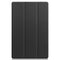 For Lenovo Tab P11 TB-J606F /Tab P11 5G Three-folding Custer Texture Smart Leather Tablet Case(Black)