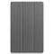 For Lenovo Tab P11 TB-J606F /Tab P11 5G Three-folding Custer Texture Smart Leather Tablet Case(Grey)