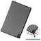 For Lenovo Tab P11 TB-J606F /Tab P11 5G Three-folding Custer Texture Smart Leather Tablet Case(Grey)