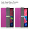 For Lenovo Tab P11 TB-J606F /Tab P11 5G Three-folding Custer Texture Smart Leather Tablet Case(Purple)
