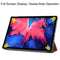 For Lenovo Tab P11 TB-J606F /Tab P11 5G Three-folding Custer Texture Smart Leather Tablet Case(Wine Red)