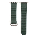 Loop Stripes Watch Band with Iron Buckle For Apple Watch Series 7 41mm / 6 & SE & 5 & 4 40mm / 3 & 2 & 1 38mm(Dark Green)