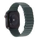 Two Loop Magnetic Watch Band For Apple Watch Series 7 41mm / 6 & SE & 5 & 4 40mm / 3 & 2 & 1 38mm (Turquoise Green)