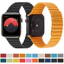 Two Loop Magnetic Watch Band For Apple Watch Series 7 41mm / 6 & SE & 5 & 4 40mm / 3 & 2 & 1 38mm (Turquoise Green)