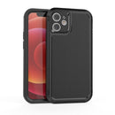 360 All-inclusive Shockproof Precise Hole PC + TPU Protective Case For iPhone 12(Black)