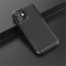 360 All-inclusive Shockproof Precise Hole PC + TPU Protective Case For iPhone 12(Black)