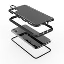 360 All-inclusive Shockproof Precise Hole PC + TPU Protective Case For iPhone XS Max(Black)