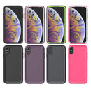 360 All-inclusive Shockproof Precise Hole PC + TPU Protective Case For iPhone XS Max(Black)