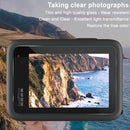 For GoPro HERO9 IMAK 3 in 1 Camera Lens and Screen Tempered Glass Film
