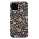 PC + Denim Texture Printing Protective Case For iPhone12 mini(Peony)